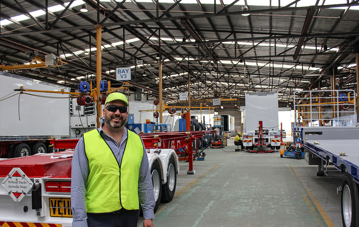 Andrew Folker technical manager at MaxiTRANS in Ballarat Victoria